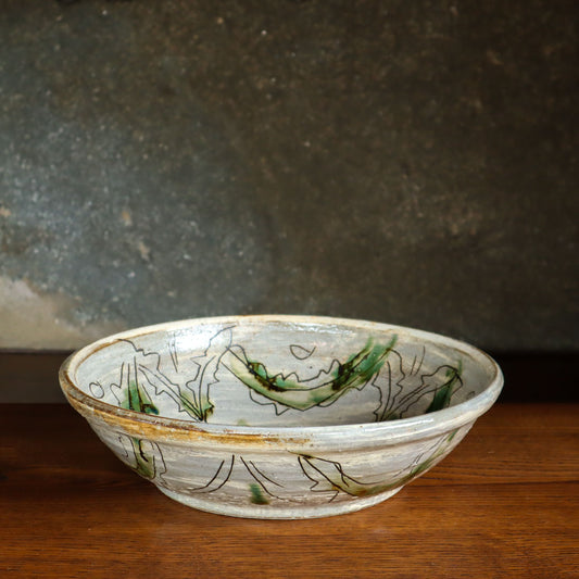 【由良りえこ】織部大皿