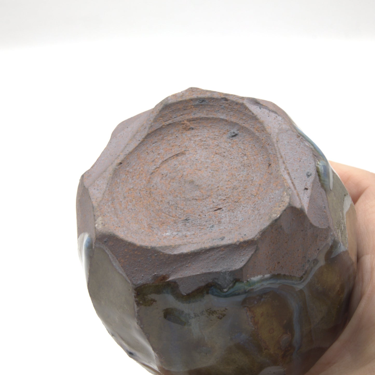 田山健司 カナグサレ糠釉しのぎ徳利 - 酒器 | 益子焼 陶庫