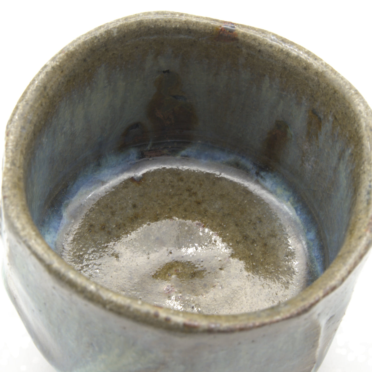 田山健司 カナグサレ糠釉しのぎぐい呑 - 酒器 | 益子焼 陶庫