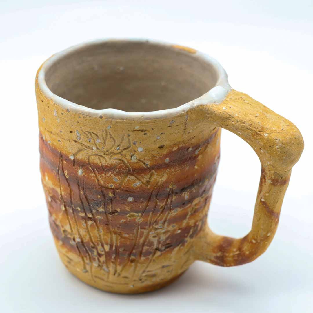 【水野正善】火襷マグカップ 細