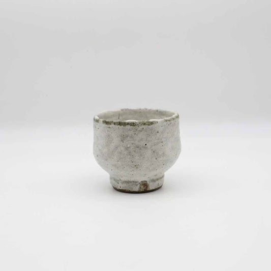 水野正善 白釉ぐい呑 - カップ・湯呑・猪口 | 益子焼 陶庫