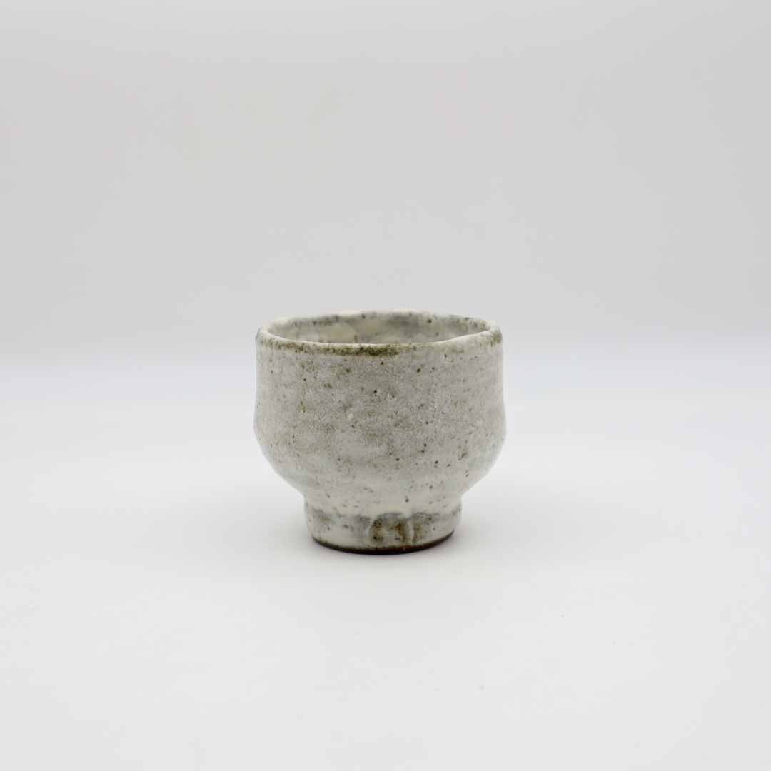 【水野正善】白釉ぐい呑
