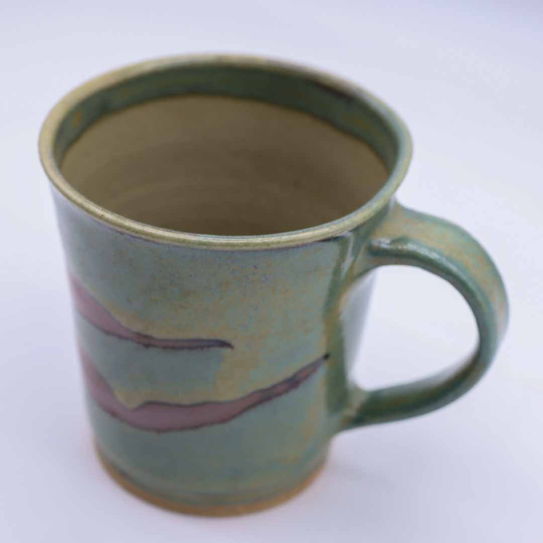 【大塚雅淑】マグカップ_青磁釉