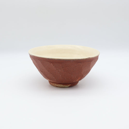 小峰尚 赤化粧飯碗飯碗 大 - 碗・飯碗 | 益子焼 陶庫