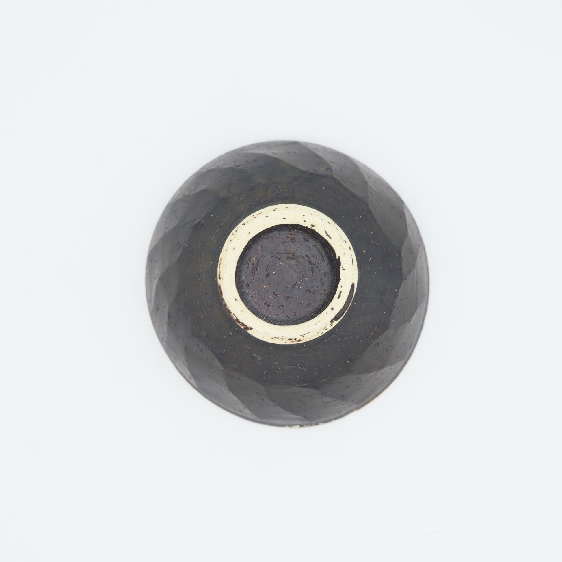 小峰尚 黒釉面取飯碗 小 - 碗・飯碗 | 益子焼 陶庫