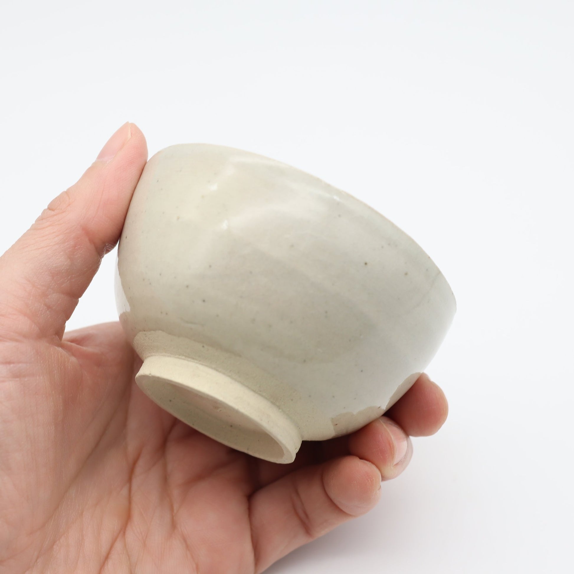 饗庭孝昌 白瓷ぐい呑 - カップ・湯呑・猪口 | 益子焼 陶庫