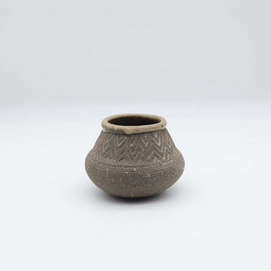 荻野善史 象嵌小壺 - 花器・壺 | 益子焼 陶庫