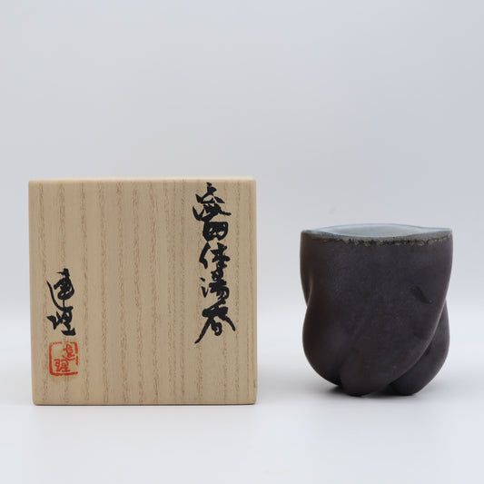 [Komine Takashi] Flowing Teacup with Paulownia Wood Box