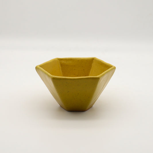 [Yaguchi Keiji] Hexagonal Bowl, Small, Yellow