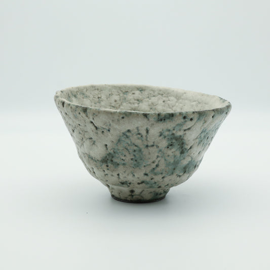 [Masayoshi Mizuno] White glazed tea bowl