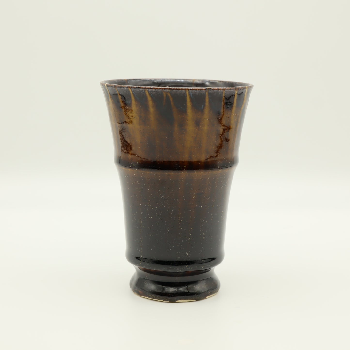 [Yoshinori Hagiwara] Black Glazed Free Cup