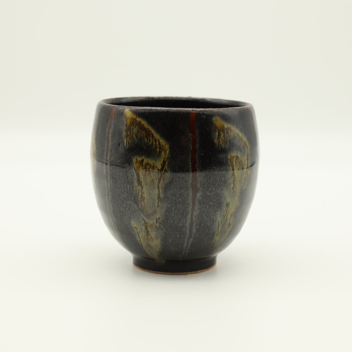[Hagiwara Yoshinori] Black glaze teacup
