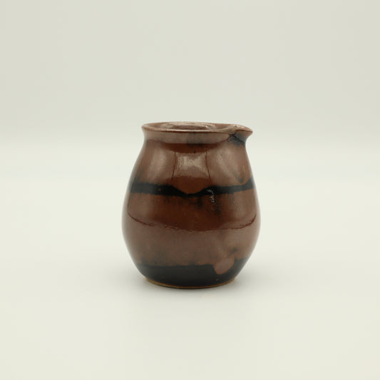 [Yoshinori Hagiwara] Persimmon glaze pitcher