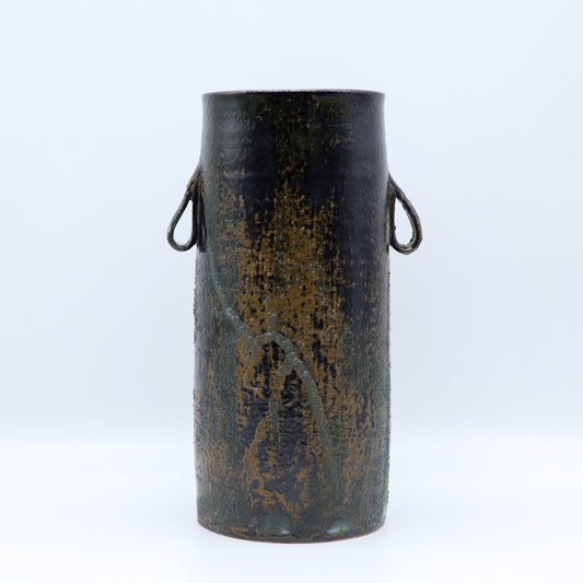 [Masayoshi Otsuka] Flower vase with patina ears