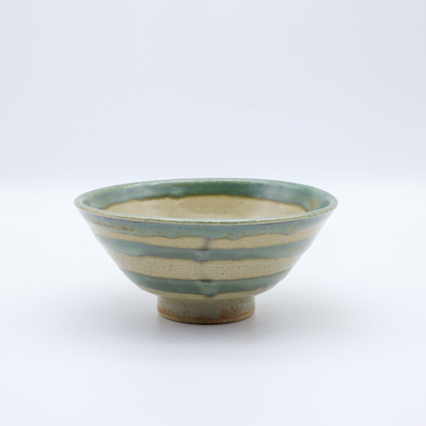 [Masataka Otsuka] Celadon glazed rice bowl, large