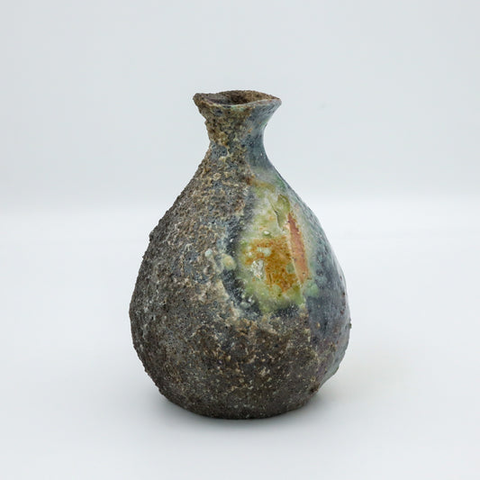 [Kenji Tayama] Yakishime Shinogi Sake Bottle