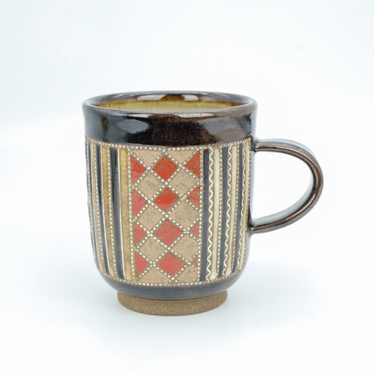 [Mukaiyama Fumiya] Inlaid Glazed Madomon Mug