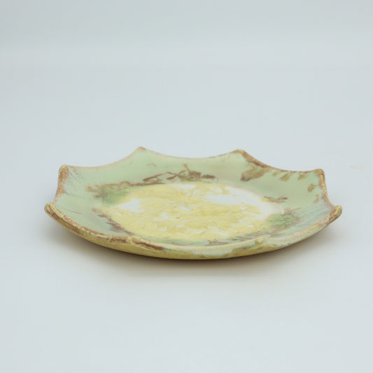 [Kazumi Mita] Octagonal Plate (Large) Olive