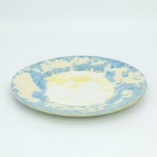 [Kazumi Mita] Western-style small plate, blue