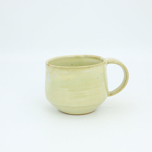 [Yoshiko Kasahara] White Glazed Mug, Large