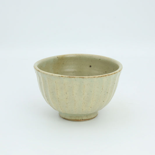 [Yoshiko Kasahara] Ground glaze cafe au lait bowl