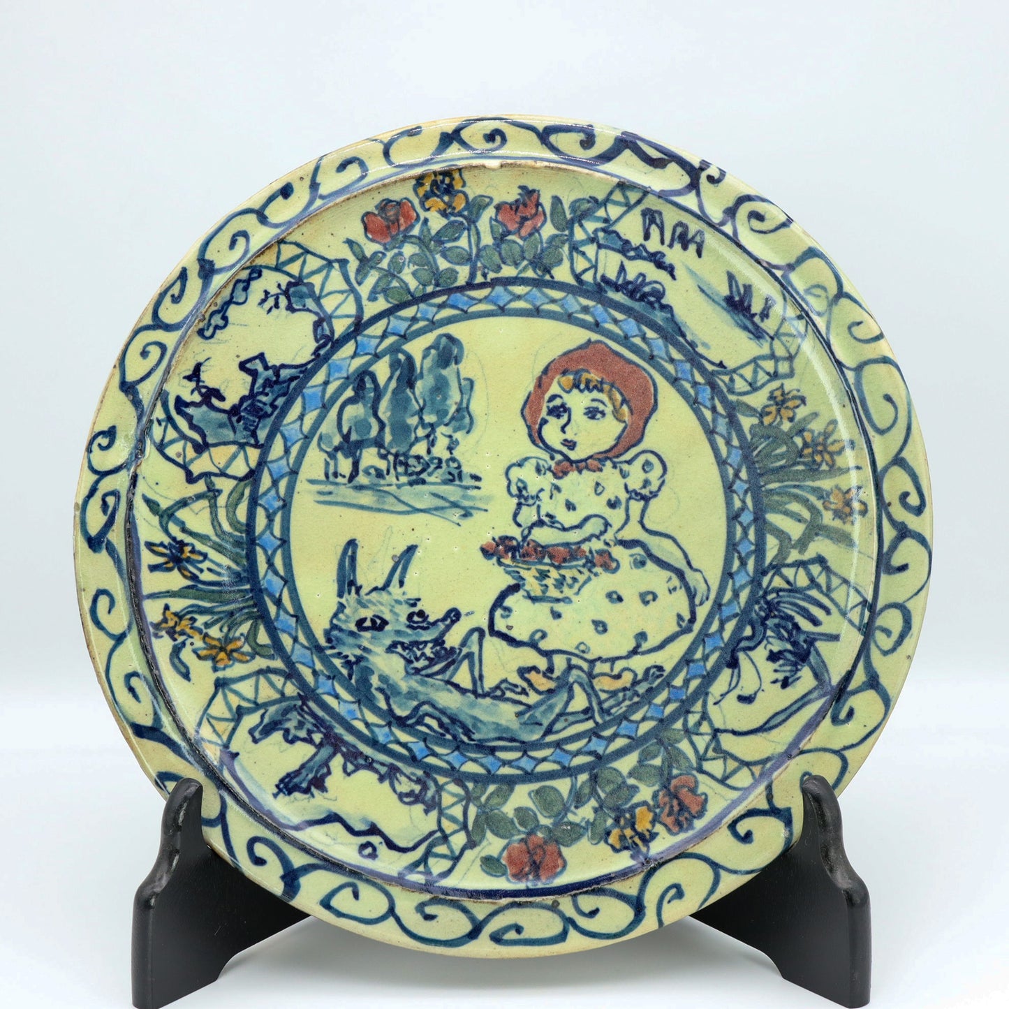 [Yuko Ono] Large plate Little Red Riding Hood