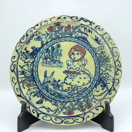[Yuko Ono] Large plate Little Red Riding Hood