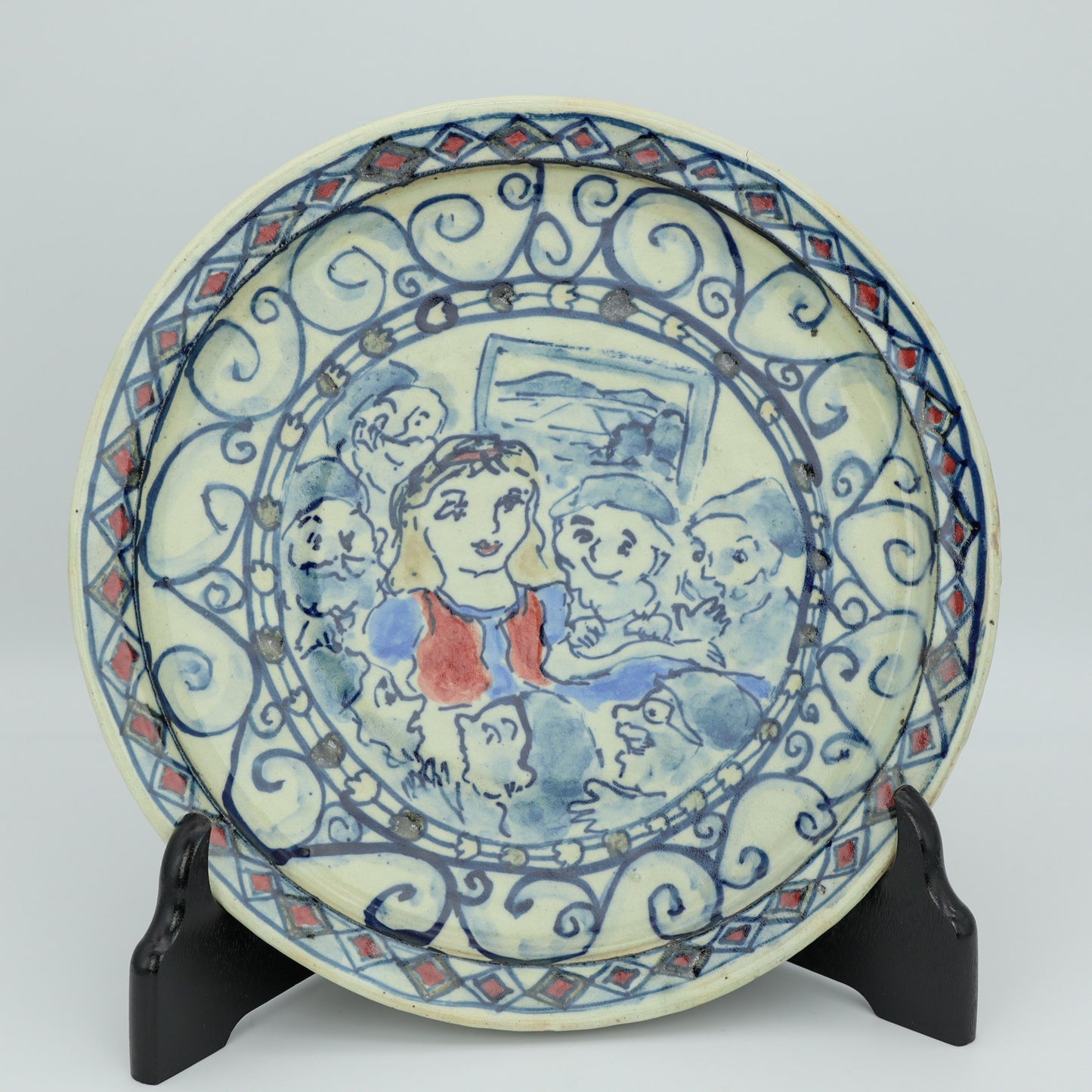[Yuko Ono] Large Plate Snow White