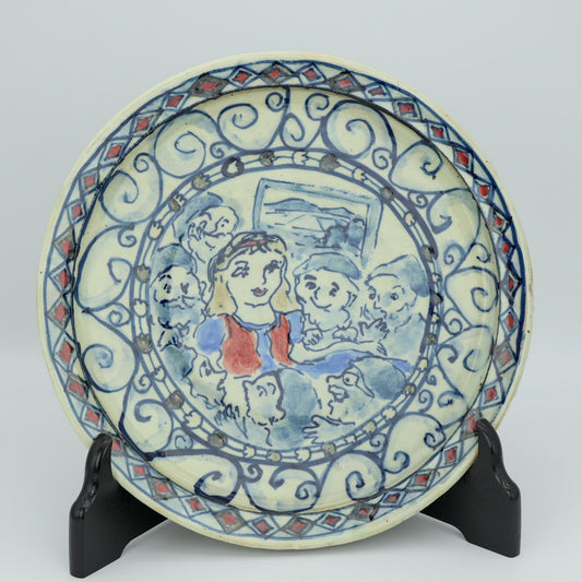 [Yuko Ono] Large Plate Snow White