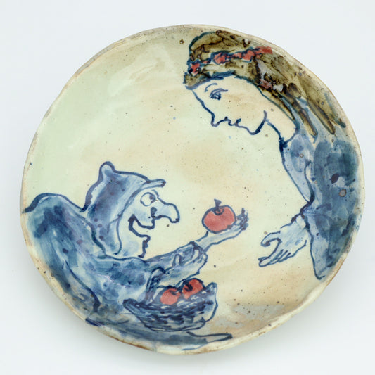 [Yuko Ono] Six-inch Plate Snow White