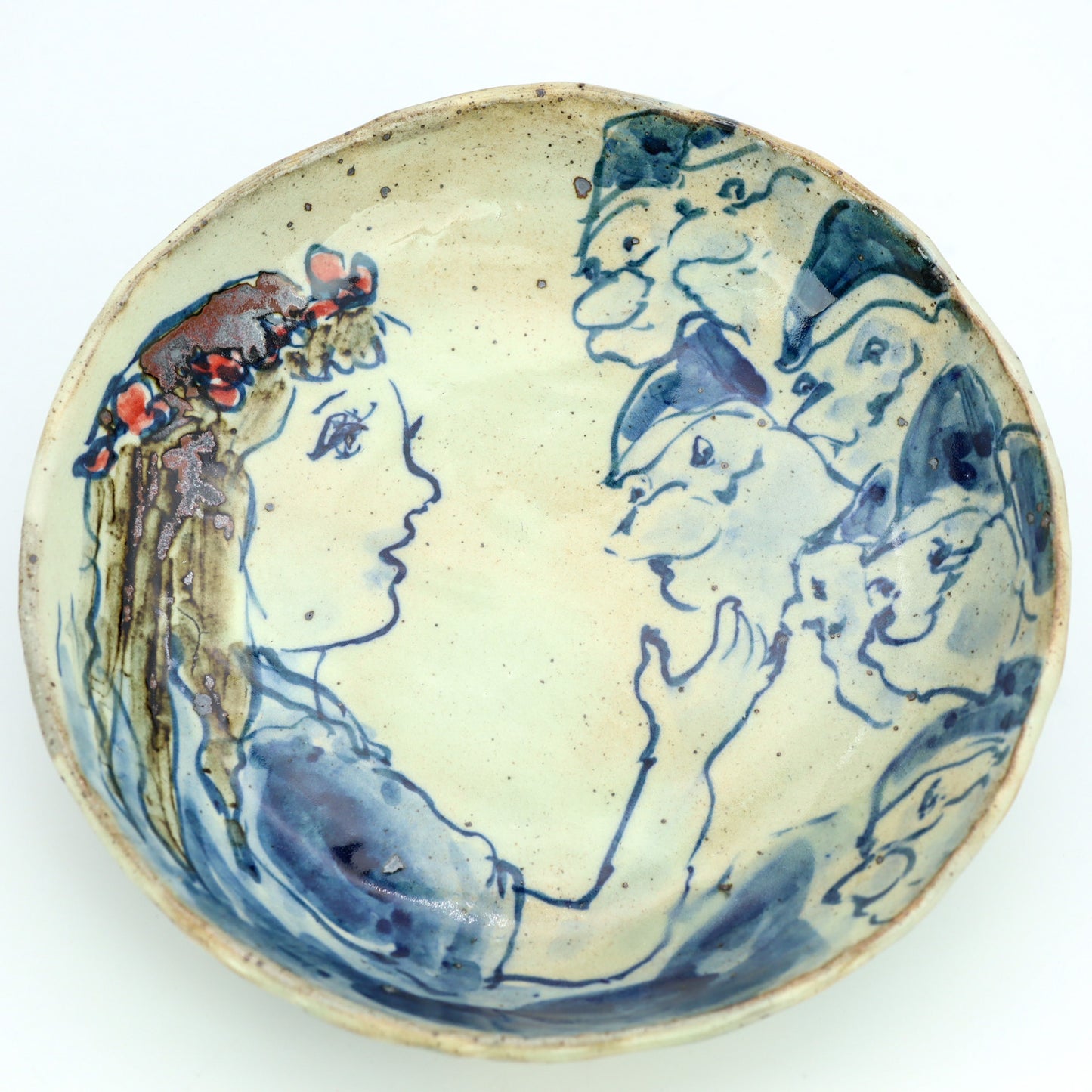 [Yuko Ono] Six-inch Plate Snow White