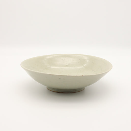 [Aiba Takamasa] Celadon bowl with floral design