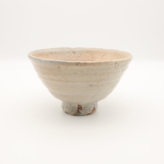 [Iwami Shinsuke] Large well-shaped Terayama tea bowl