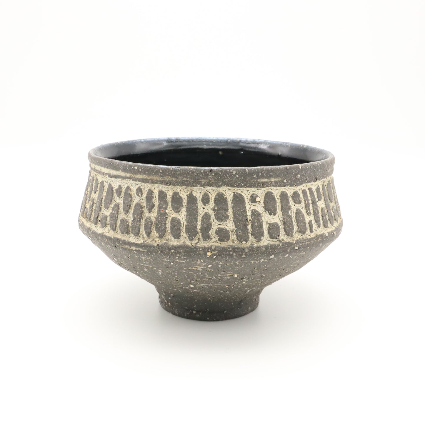 [Ogino Yoshifumi] Inlaid tea bowl