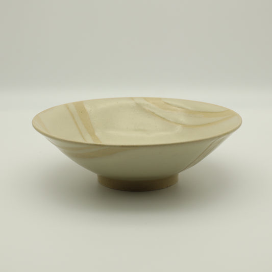 [Hagiwara Yoshinori] Bran glaze bowl with pattern